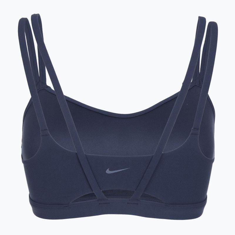 Training bra Nike Zenvy Strappy midnight navy/white 7