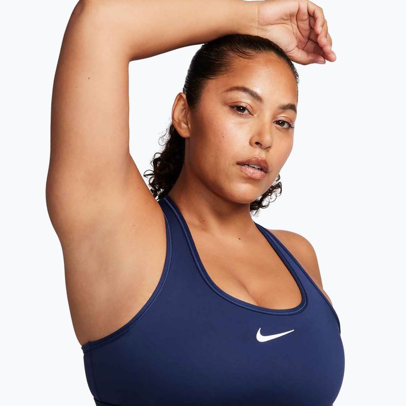 Training bra Nike Swoosh Medium Support midnight navy/white 3