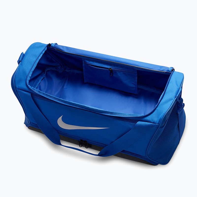 Nike Brasilia 9.5 60 l training bag game royal/black/metallic silver 6