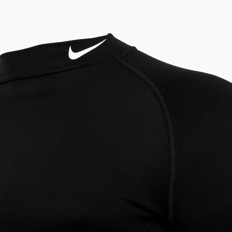 Men's Nike Pro Dri-Fit Warm black/white training longsleeve 3