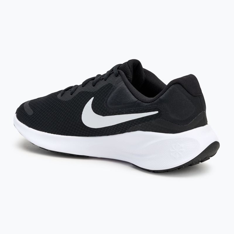 Men's Nike Revolution 7 running shoes black/white 3