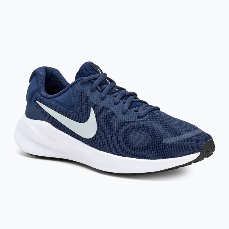 Men's Nike Revolution 7 running shoes midnight navy/black/white/pure platinum