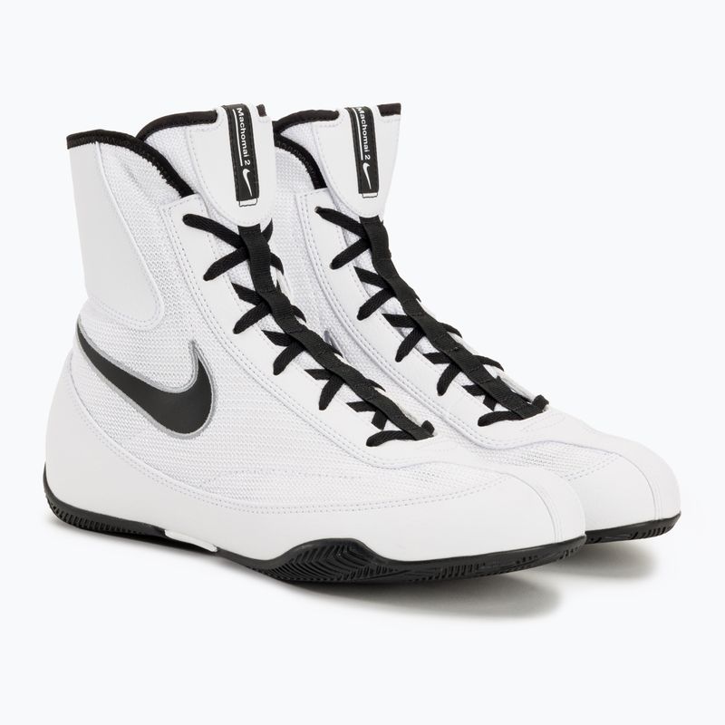 Nike Machomai 2 SE white/black/wolf grey boxing shoes 4