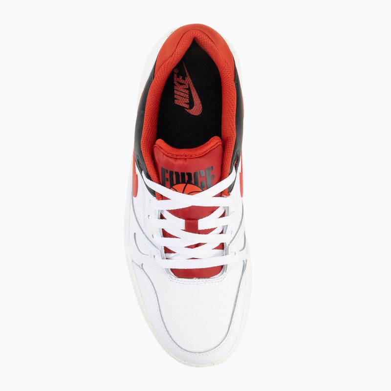 Men's Nike Full Force Low white/black/team orange/polar shoes 5