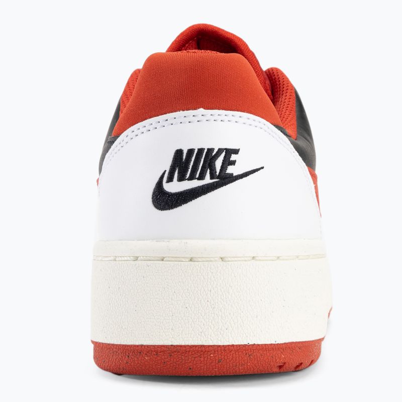 Men's Nike Full Force Low white/black/team orange/polar shoes 6