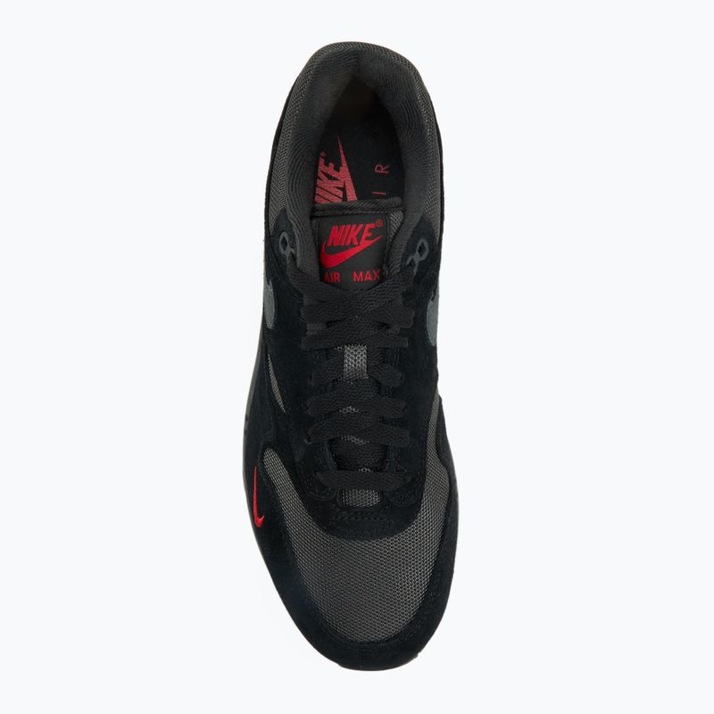 Men's shoes Nike Air Max 1 black/university red/anthracite 5