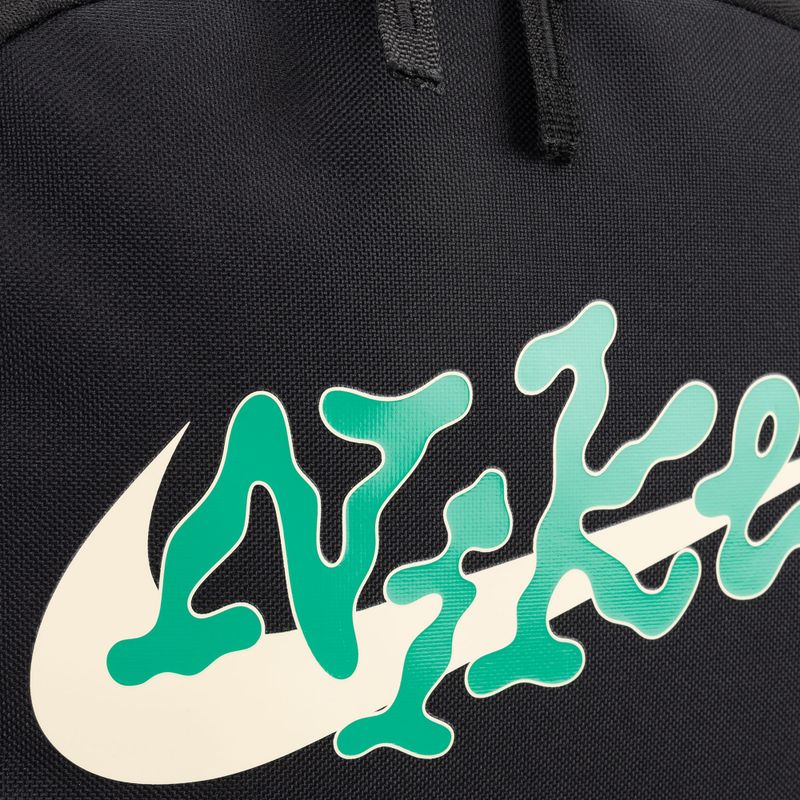Nike Heritage 25 l black/stadium green backpack 4