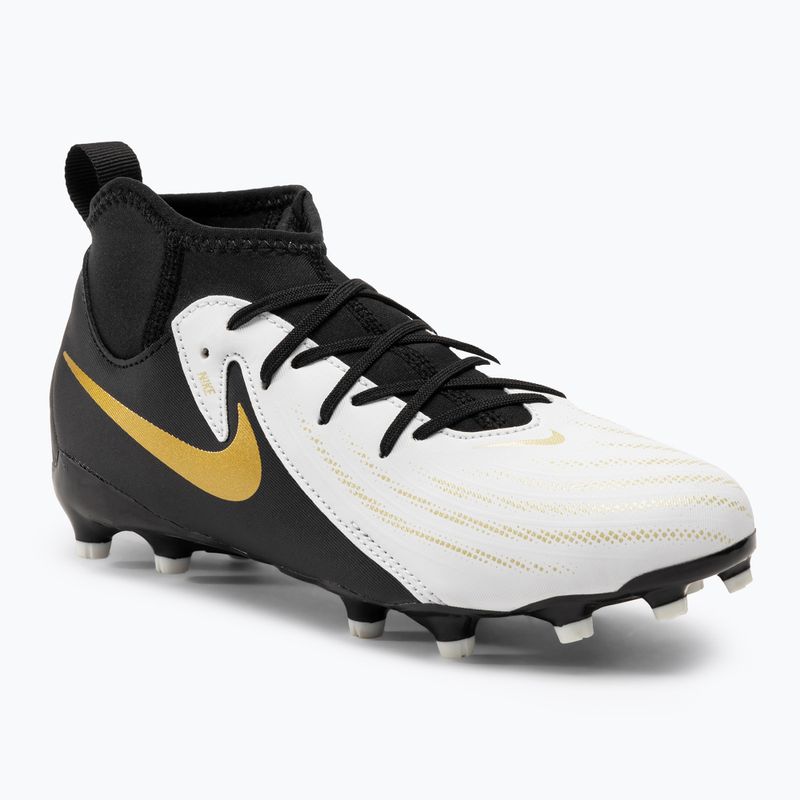 Nike Phantom Luna II Academy FG/MG Junior football boots white / metallic gold / black