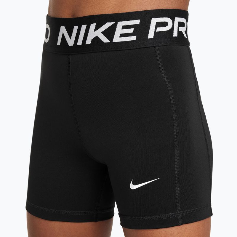 Children's shorts Nike Pro Leak Protection Period black/white 4