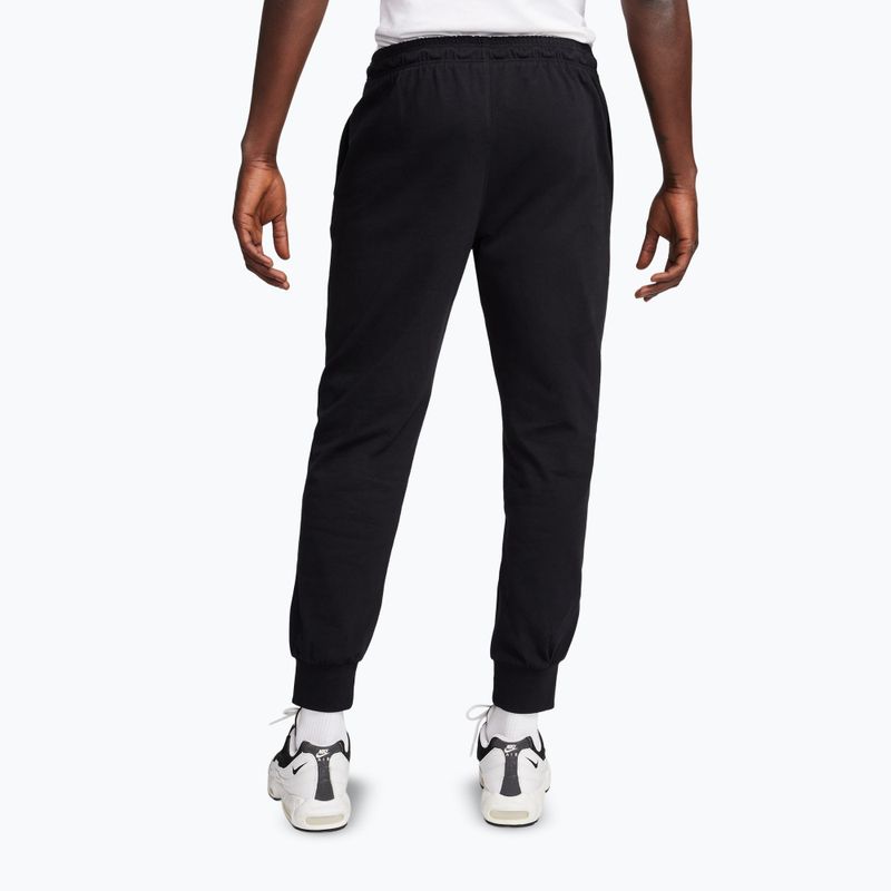 Men's trousers Nike Club Knit black/white 3