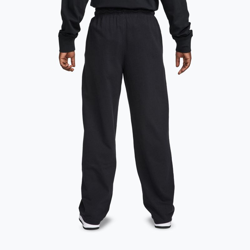 Men's trousers Nike Sportswear Club Knit Open-Hem black/white 3