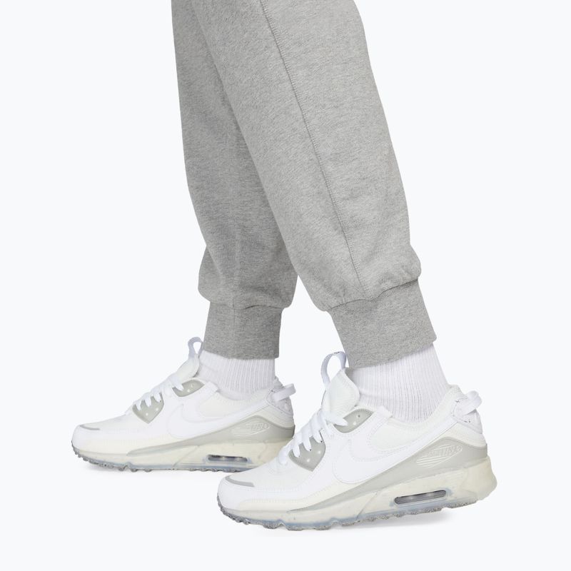 Men's trousers Nike Club Knit Jogger dark grey heather/white 5