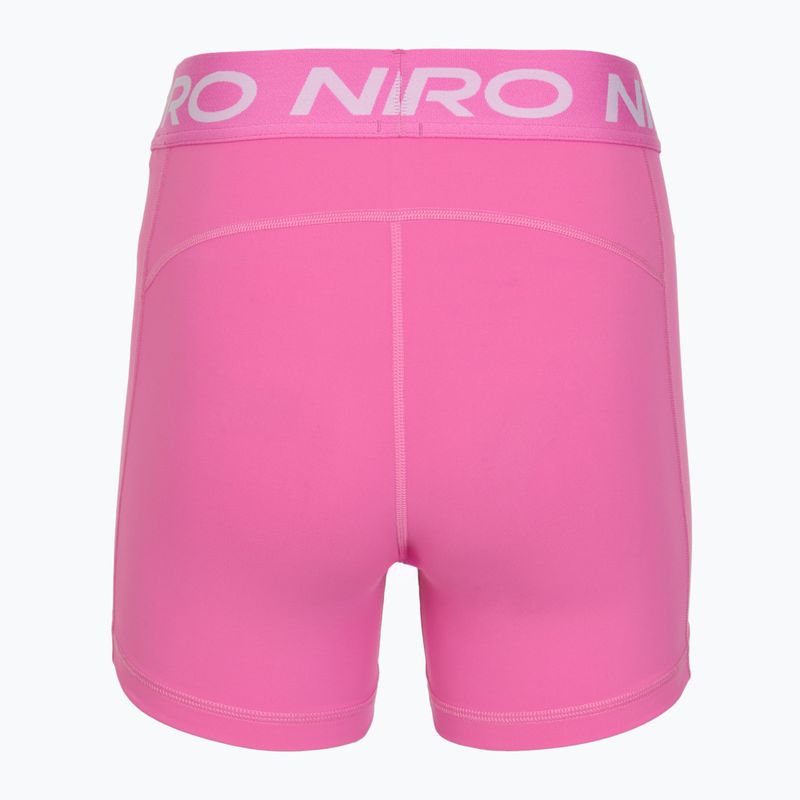 Women's shorts Nike Pro 365 playful pink/white 8