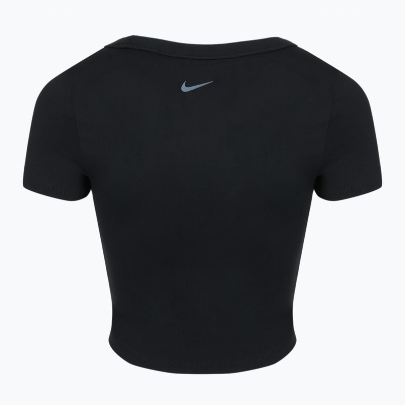 Women's training top Nike One Fitted Dri-Fit Cropped Top black 8