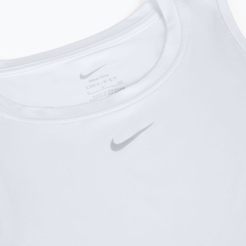 Women's training top Nike One Classic Dri-Fit Cropped Tank white 8
