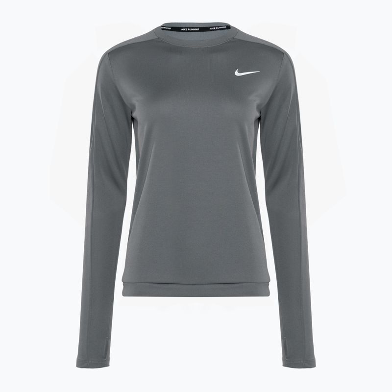 Women's Nike Dri-Fit Crew-Neck running longsleeve smoke grey