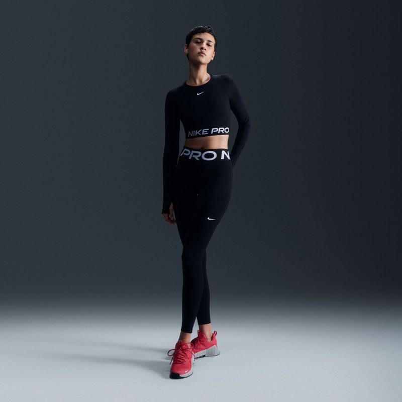 Women's training longsleeve Nike Pro 365 Dri-Fit black/white 7