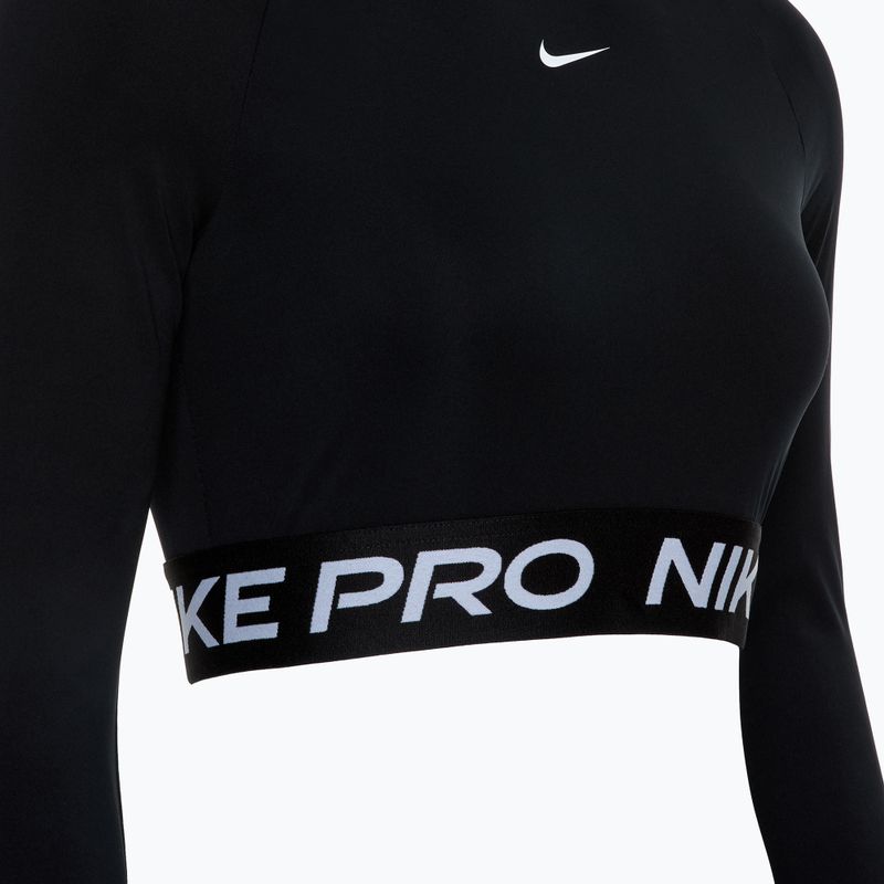 Women's training longsleeve Nike Pro 365 Dri-Fit black/white 3