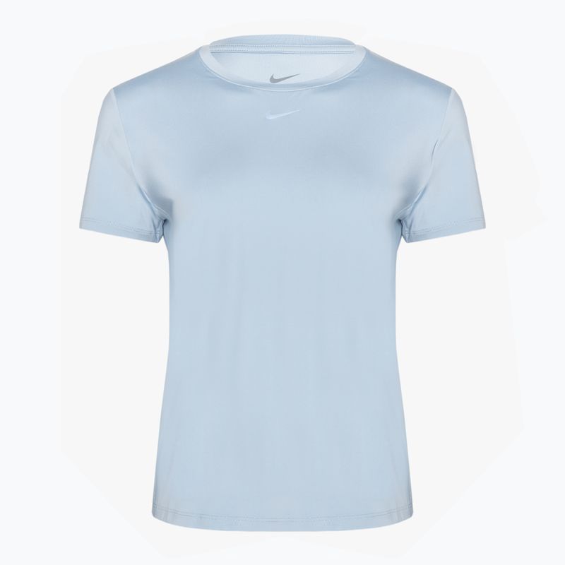 Women's Nike One Classic Dri-Fit light armory blue/black running shirt