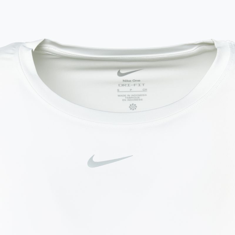 Nike One Classic Dri-Fit white/black women's t-shirt 3