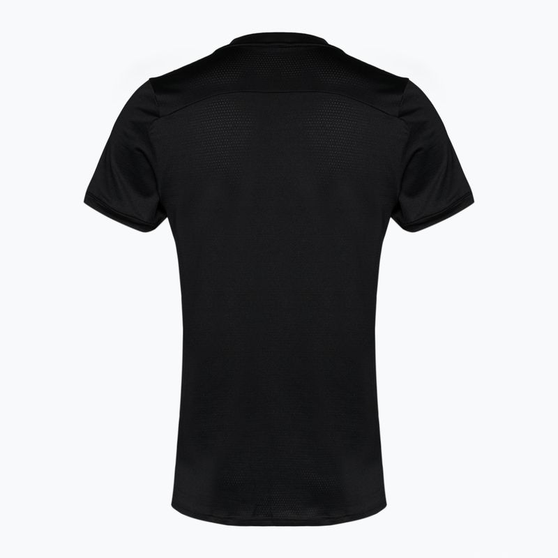 Men's Nike Court Dri-Fit Advantage tennis shirt black/white 2