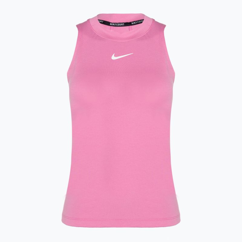 Women's tennis tank top Nike Court Dri-Fit Advantage Tank playful pink/white