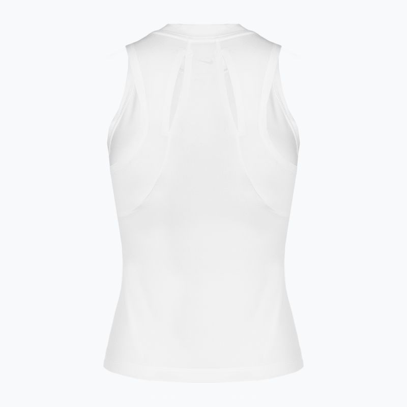 Women's tennis tank top Nike Court Dri-Fit Advantage Tank white/black 2