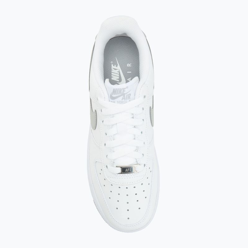 Men's shoes Nike Air Force 1 '07 white/white/light smoke grey 5
