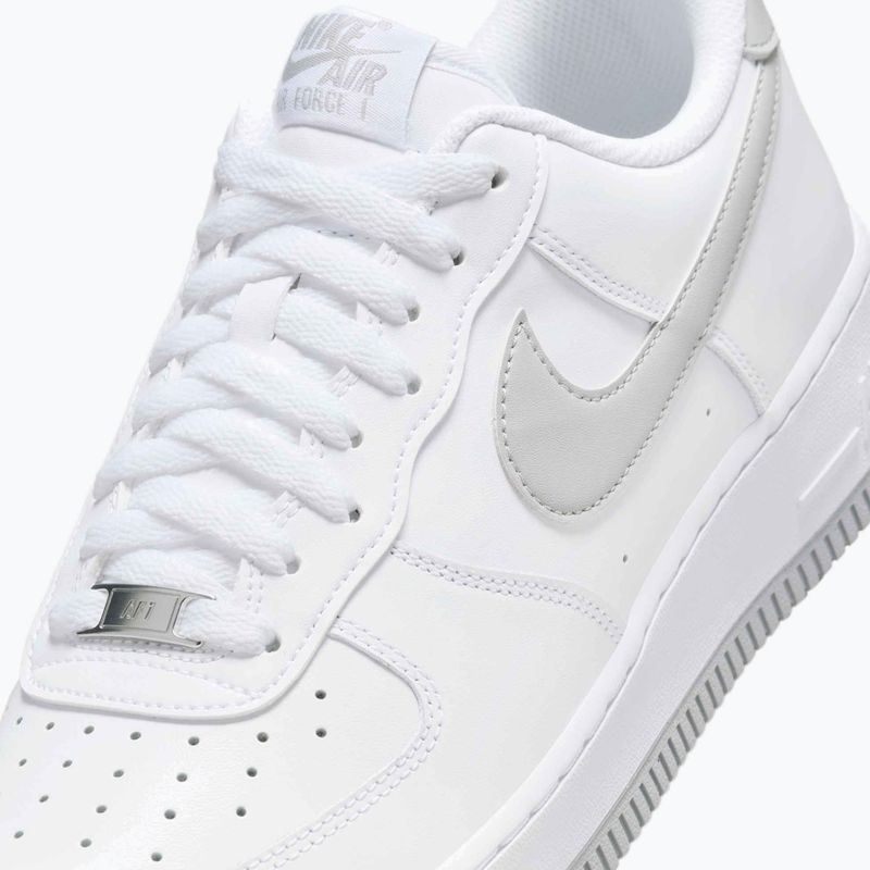 Men's shoes Nike Air Force 1 '07 white/white/light smoke grey 8