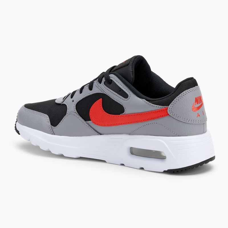 Men's Nike Air Max SC black/cement gray/picante red shoes 3