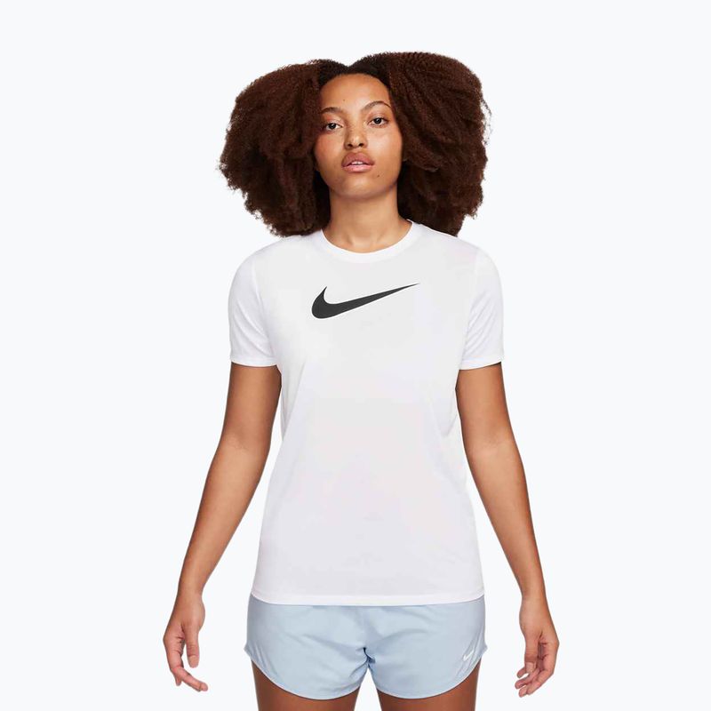 Nike Dri-Fit white/black women's training t-shirt