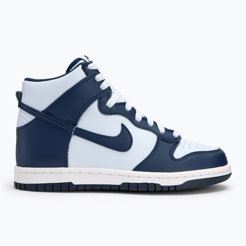 Nike Dunk High football boots grey/white/midnight navy 2