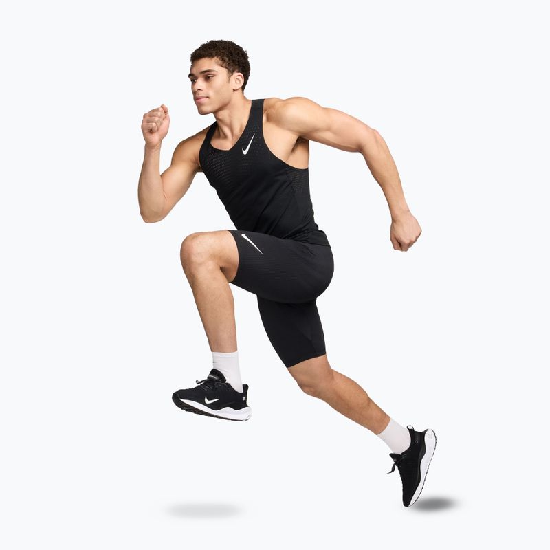 Men's running shorts Nike AeroSwift Dri-Fit ADV 1/2 Tights black/summit white 2