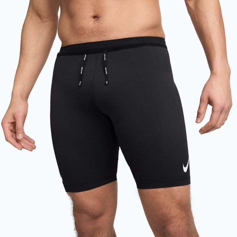 Men's running shorts Nike AeroSwift Dri-Fit ADV 1/2 Tights black/summit white 4