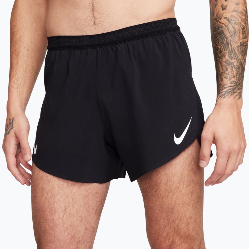 Men's running shorts Nike AeroSwift Dri-Fit ADV 4" black/summit white 3