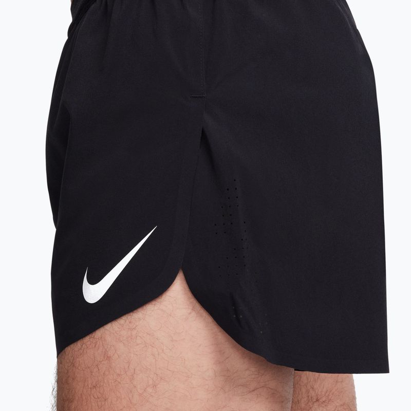 Men's running shorts Nike AeroSwift Dri-Fit ADV 4" black/summit white 6