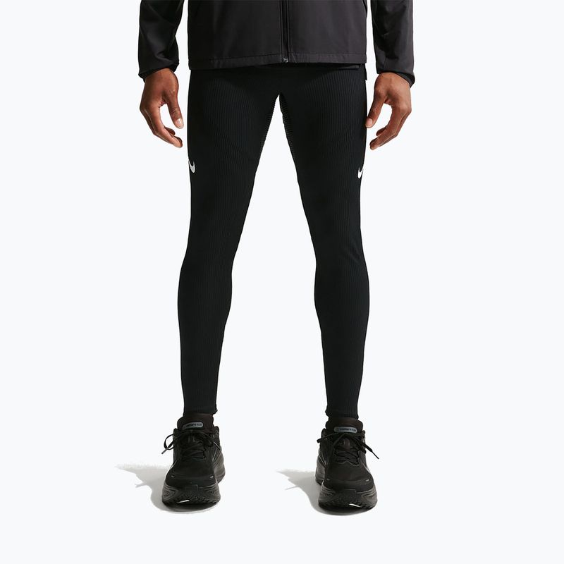 Men's leggings Nike AeroSwift black/summit white