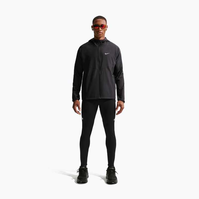 Men's leggings Nike AeroSwift black/summit white 2
