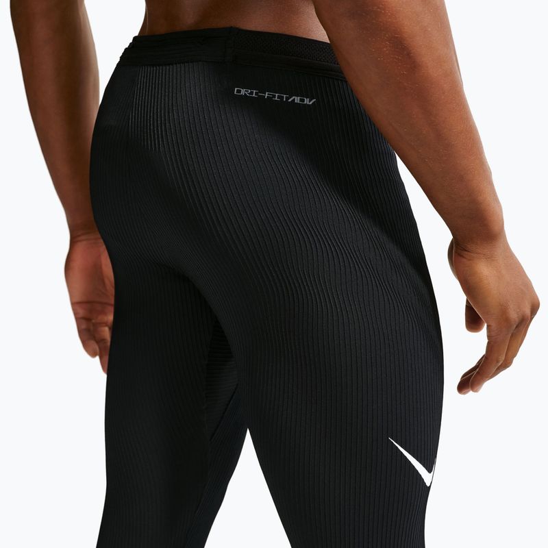 Men's leggings Nike AeroSwift black/summit white 6