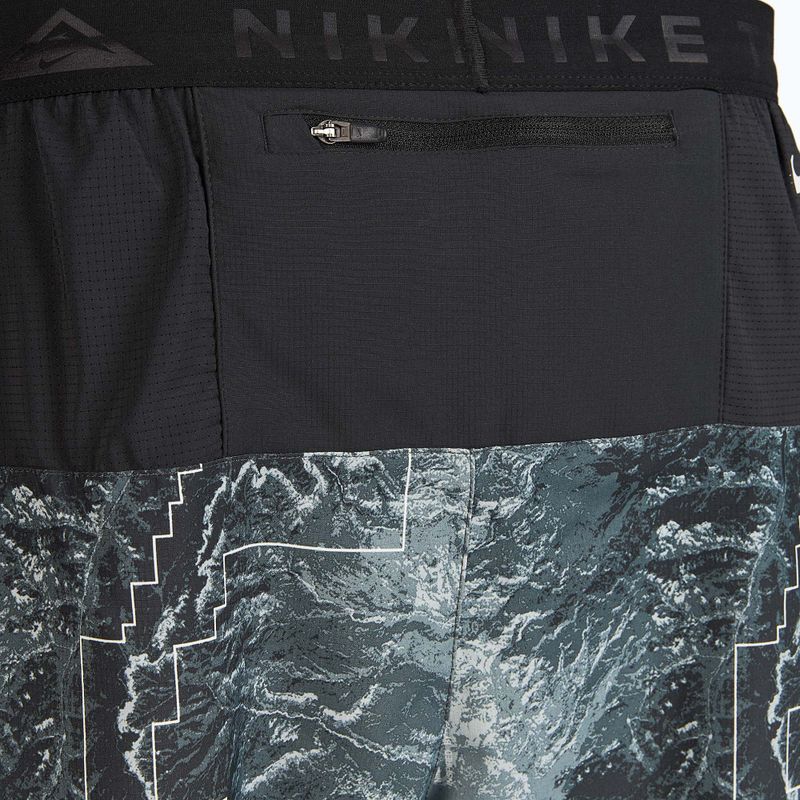 Men's Nike Stride Dri-Fit 17" Brief-Lined running shorts anthracite/black/summit white 4