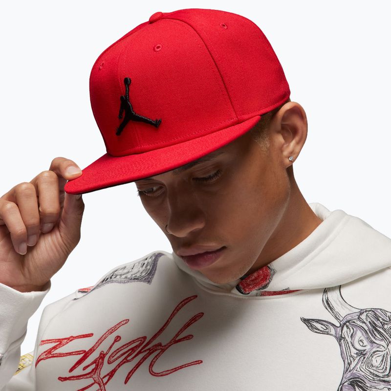 Baseball cap Nike Jordan Jumpman Pro gym red/black/black 2