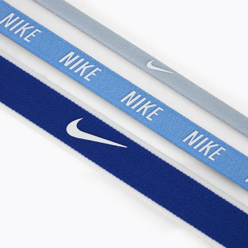 Headbands Nike Mixed Width Headband 3 pcs. light armory blue/university blue/white 2