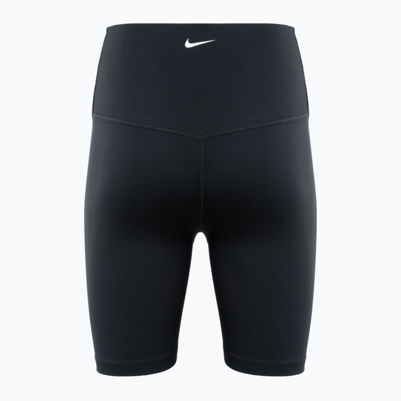 Women's Nike One High-Waisted Biker shorts black/sail 2