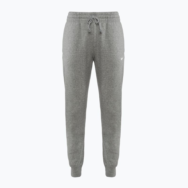 Women's Nike Sportswear Phoenix Fleece Mid-Rise dark grey heather/sail trousers