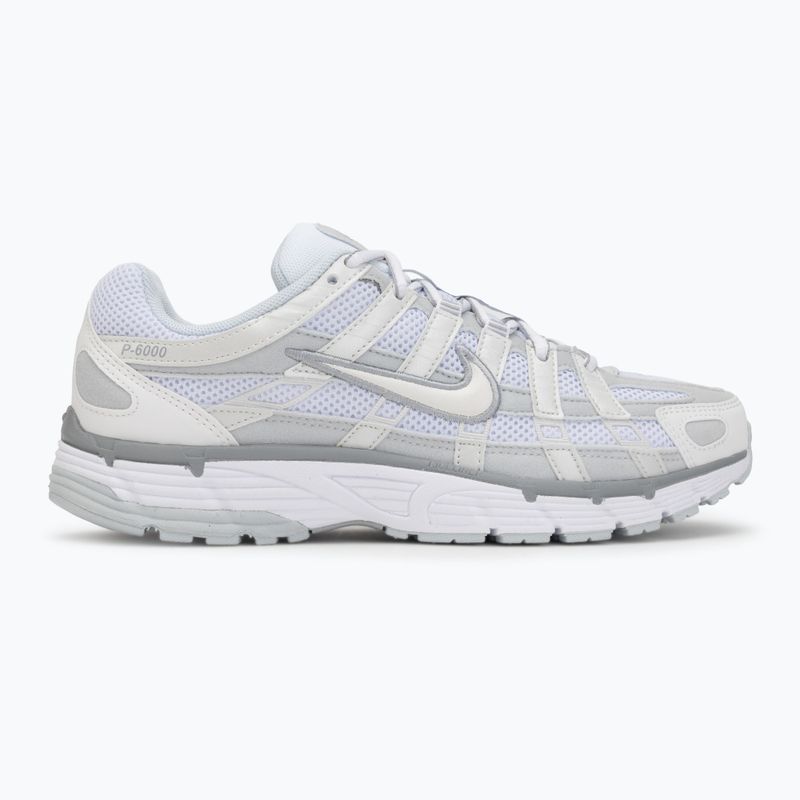 Women's shoes Nike P-6000 metallic summit white/pure platinum/white 2