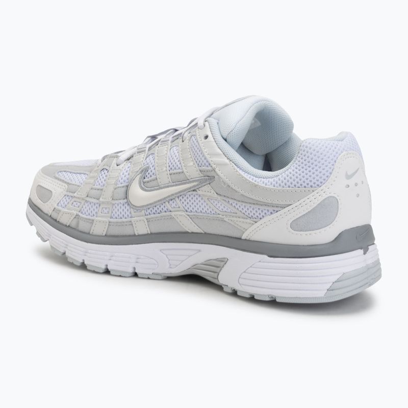 Women's shoes Nike P-6000 metallic summit white/pure platinum/white 3