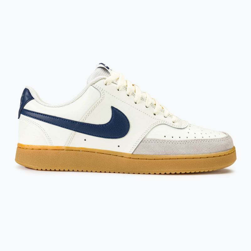 Men's shoes Nike Court Vision Low sail / gum light brown / light iron ore / midnight navy 2