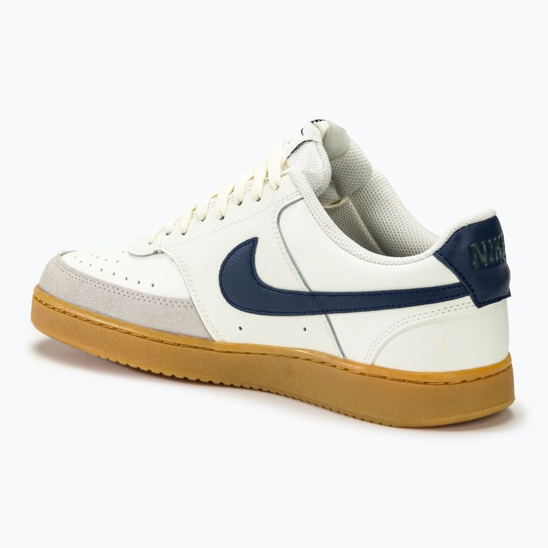 Men's shoes Nike Court Vision Low sail / gum light brown / light iron ore / midnight navy 3