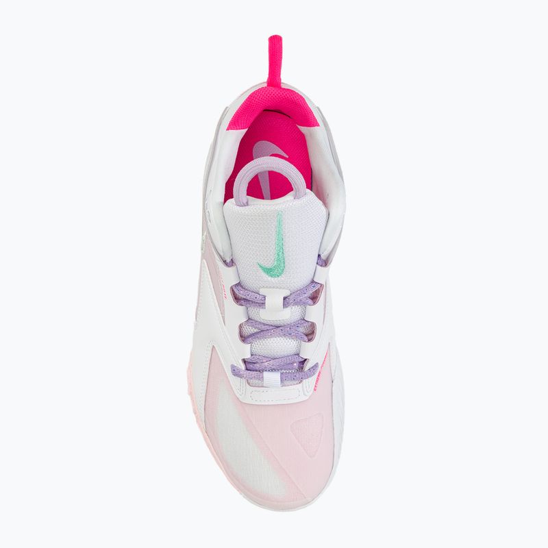 Nike Zoom Hyperace 3 SE volleyball shoes white/hyper pink/mint foam/violet mist/pink foam 5