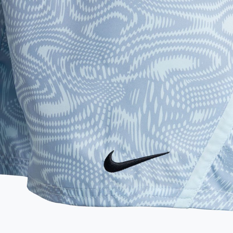 Men's Nike Court Dri-Fit Victory 9" Printed glacier blue/black tennis shorts 3